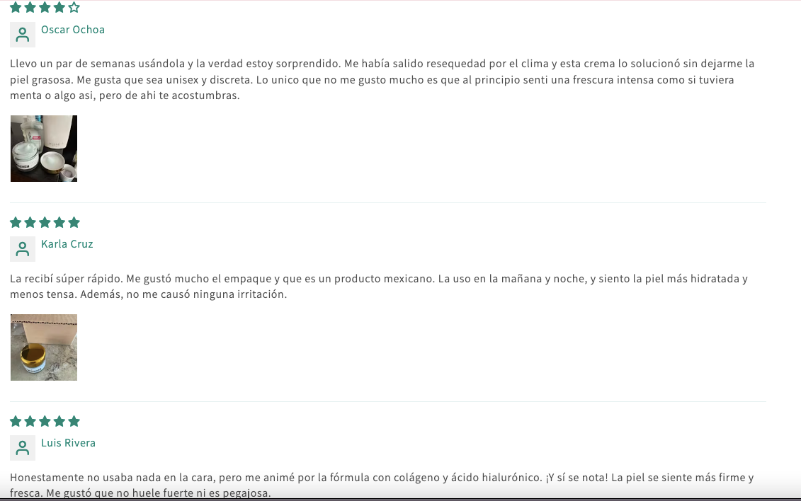 Crema Facial Anti Edad con Ácido Hialurónico, colágeno y elastina - Unisex (60g)