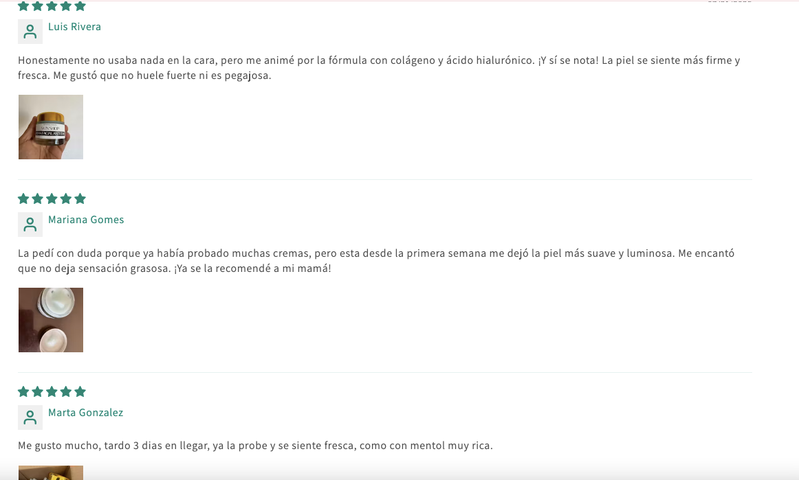 Crema Facial Anti Edad con Ácido Hialurónico, colágeno y elastina - Unisex (60g)